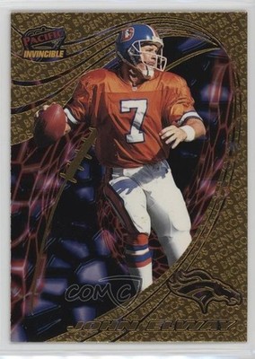 1997 Pacific Invincible Pop-Cards Limited Edition Prizes John Elway #4 HOF 0w6