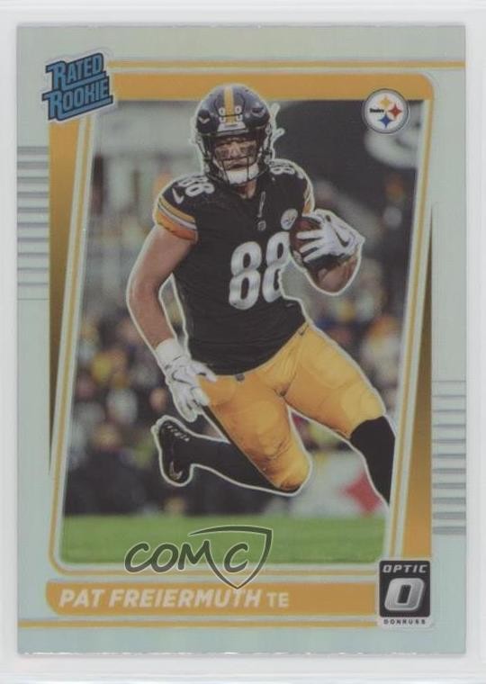 2021 Panini Donruss Rated Optic Holo Preview Pat Freiermuth Rookie RC 0d75