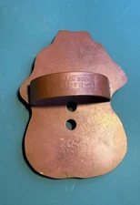 Michael Bonne Copper Cookie Cutter Snowman Handmade Signed/Stamped