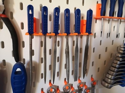 IKEA Skadis Rasp Mount Holder - Wall Storage for LUX Tools Mini Small Rasps - Wo