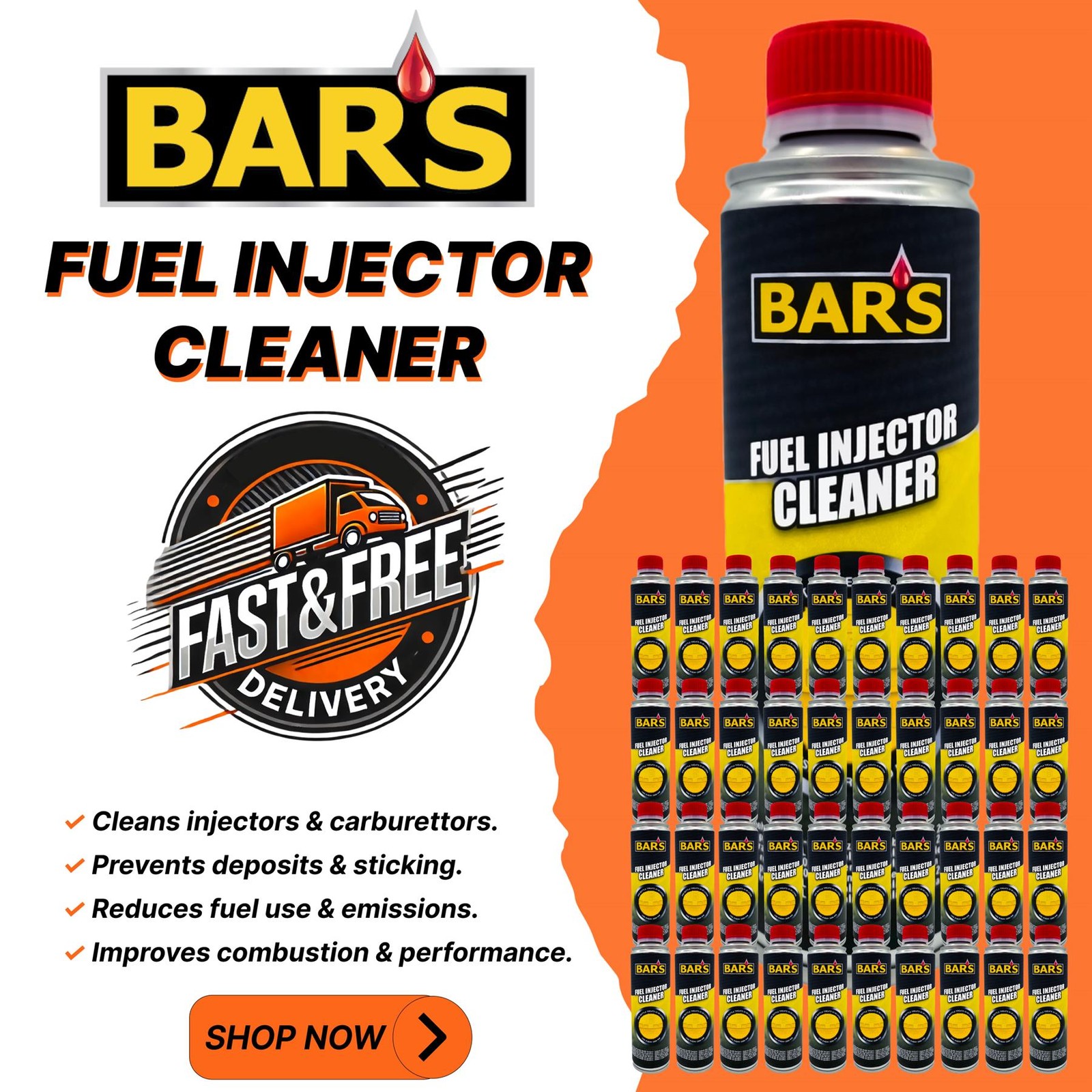 8 x Bar's Petrol Fuel System Injector Cleaner Concentrate Additive - Image 6