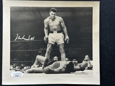 Muhammad Ali Signed 6x7 Boxing Photo AUTO JSA LOA /7500