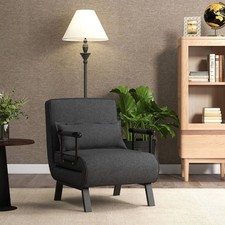 Convertible Sofa Bed 4-in-1 with 6-Position Adjustable Backrest