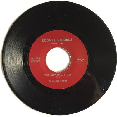 Beamon Forse   The Rest Of My Life / You Better Go Now 7'', 45 RPM Reissue