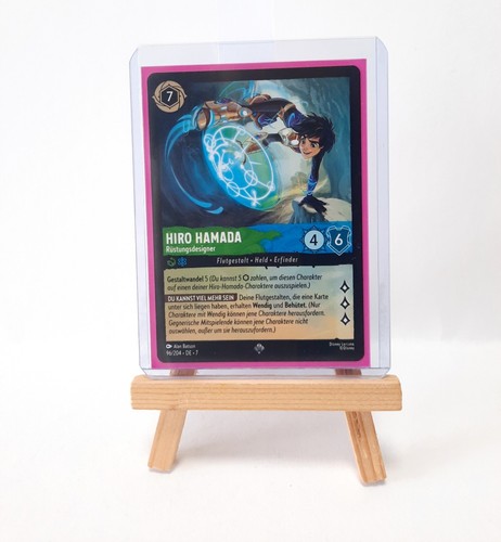 Lorcana Hiro Hamada diseñador de armaduras 96 Non Foil súper raro isla Archazias casi nuevo - Imagen 1 de 2