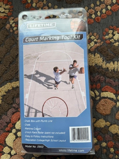 Lifetime Basketball Court Marking Tool Kit Model 0900 New Sealed Complete