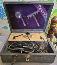 Antique Pat. 1919 RENULIFE Violet Ray Generator Medical Quack Electrode WORKS