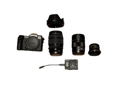 Fujifilm GFX 100S 102MP Mirrorless Digital Camera Kit- Black 3 Lenes