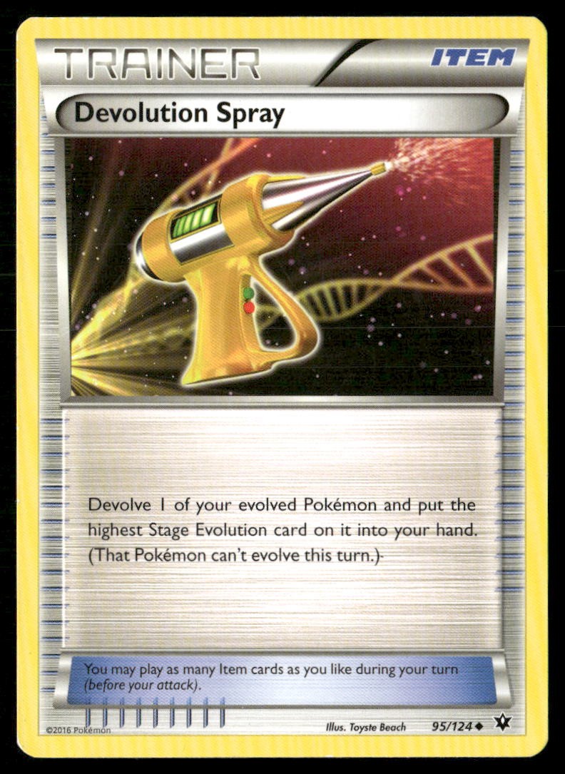 Devolution Spray 95/124 Uncommon Fates Collide Pokemon Heavily Played