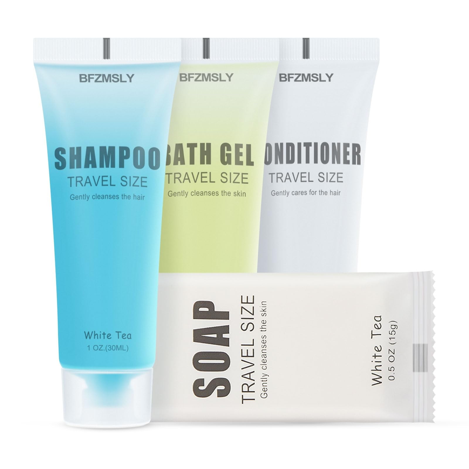 Juego de 5 juegos de artículos de tocador de hotel a granel, 20 piezas mini paquete de comodidades de viaje con Sh...