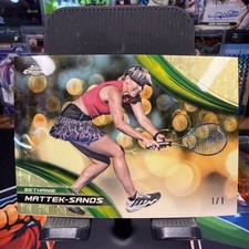Marketplace image: 2025 Topps Chrome Tennis Bethanie Mattek-Sands #251 SUPERFRACTOR 1/1