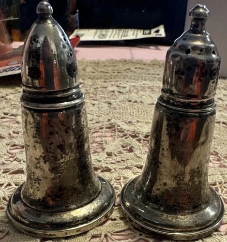 Sterling Silver Reed And Barton Salt And Pepper Shaker Set