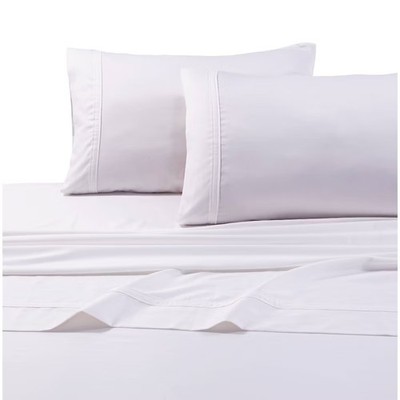 Queen 500 Thread Count 6pc Extra Deep Pocket Sateen Sheet Set White