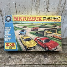 Scatola fiammiferi giocattolo vintage set prolunga autostrada E-2 anni 60-70