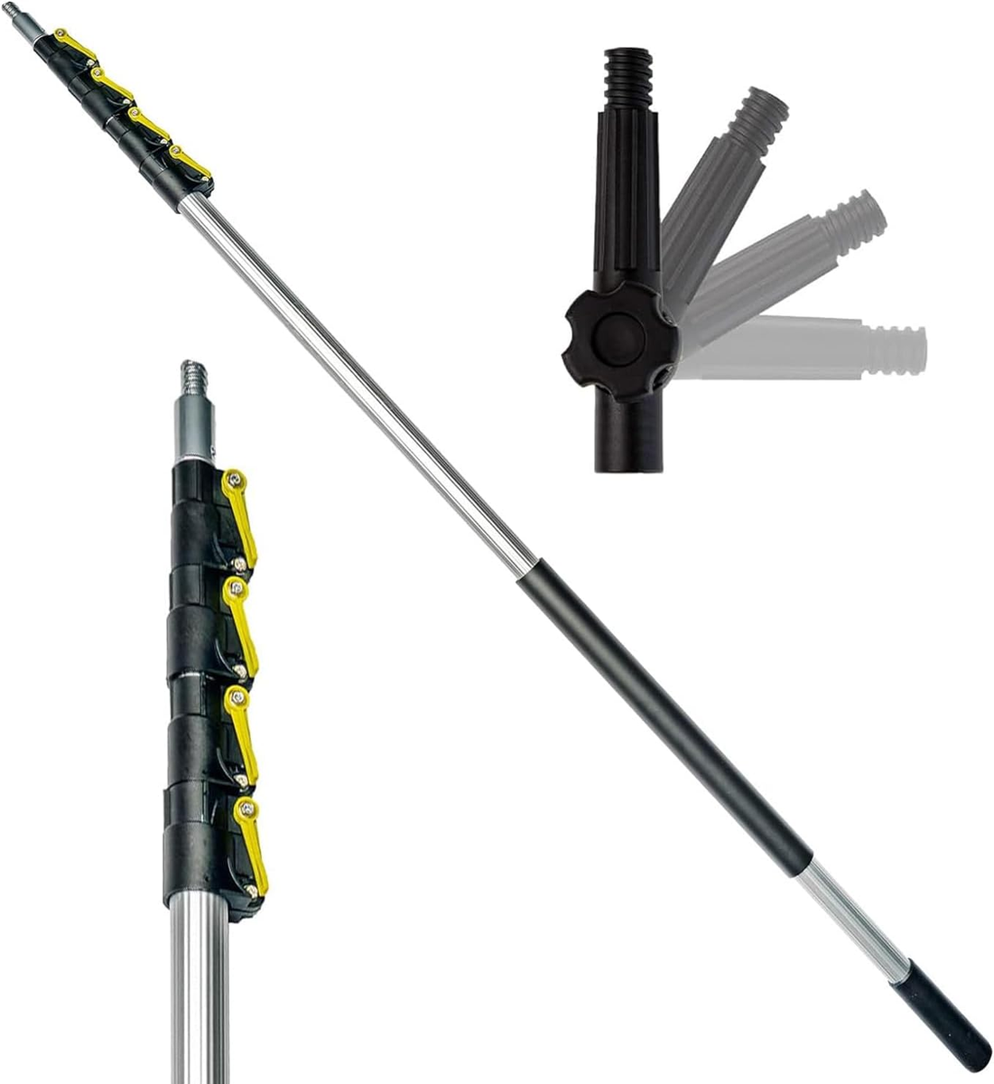 DOCA Telescoping Pole 7-30 Ft - Extension Pole for Cleaning, Feather Duster, Win | eBay DOCA Telescoping Pole 7-30 Ft - Extension Pole for Cleaning, Feather Duster, Win | eBay