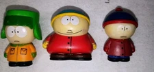 3 South Park Figures Cartman Stan Kyle 2011 Comedy Partners