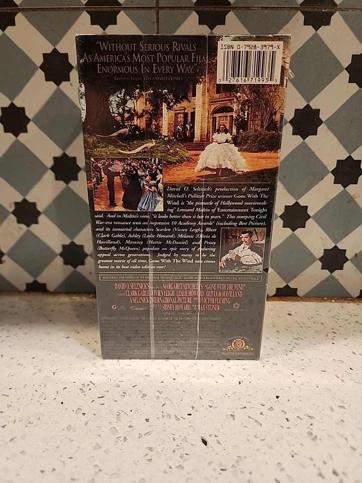 Gone with the Wind 1990 VHS Deluxe Edition 2-Tape Set, New Sealed - Image 2 of 4