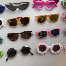 16 pairs of kids sunglasses- various styles