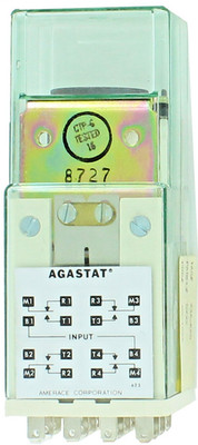 Agastat EGPD0021 Control Relay 4PDT 10A 125VDC Coil EGP Series TE Connectivity