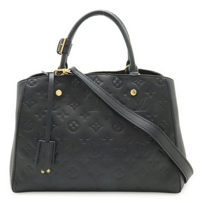Louis Vuitton M41048 Monogram Empreinte Montaigne MM Handbag 2WAY Shoulder Bag N