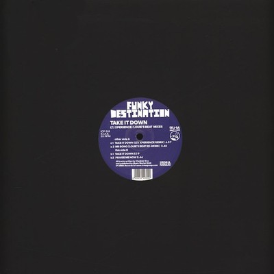 Funky Destination - Take It Down (Vinyl 12'' - 2024 - EU - Original)
