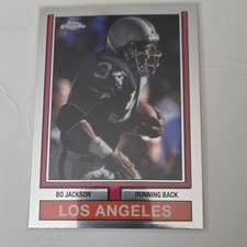Topps 2024 Chrome Bo Jackson #74TF-21 Los Angeles Raiders 1974 Football Insert
