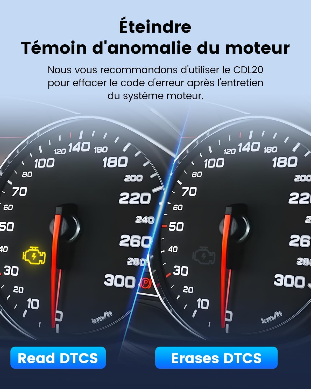 Valise Diagnostic Auto OBD2 CDL20 Multimarque et Lecteur Code Erreur Moteur DTC - 3