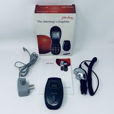 Samsung Jitterbug SPH-A120 Graphite Cellular Phone with Accessories