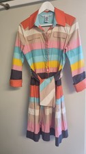 Diane von Furstenberg Hemdblusenkleid gestrei...