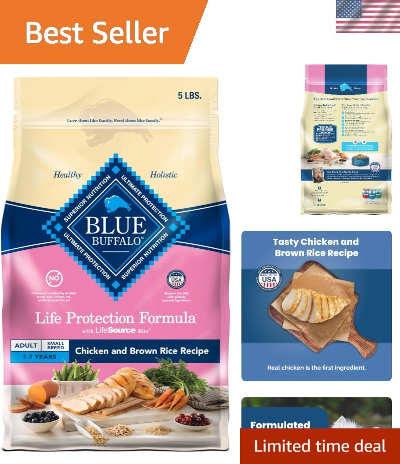 Life Protection Formula Adult Small Breed Dry Dog Food, Supports High Energy ...