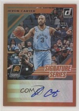 2019-20 Panini Donruss Signature Series Jevon Carter #SS-JCT Auto 0o1