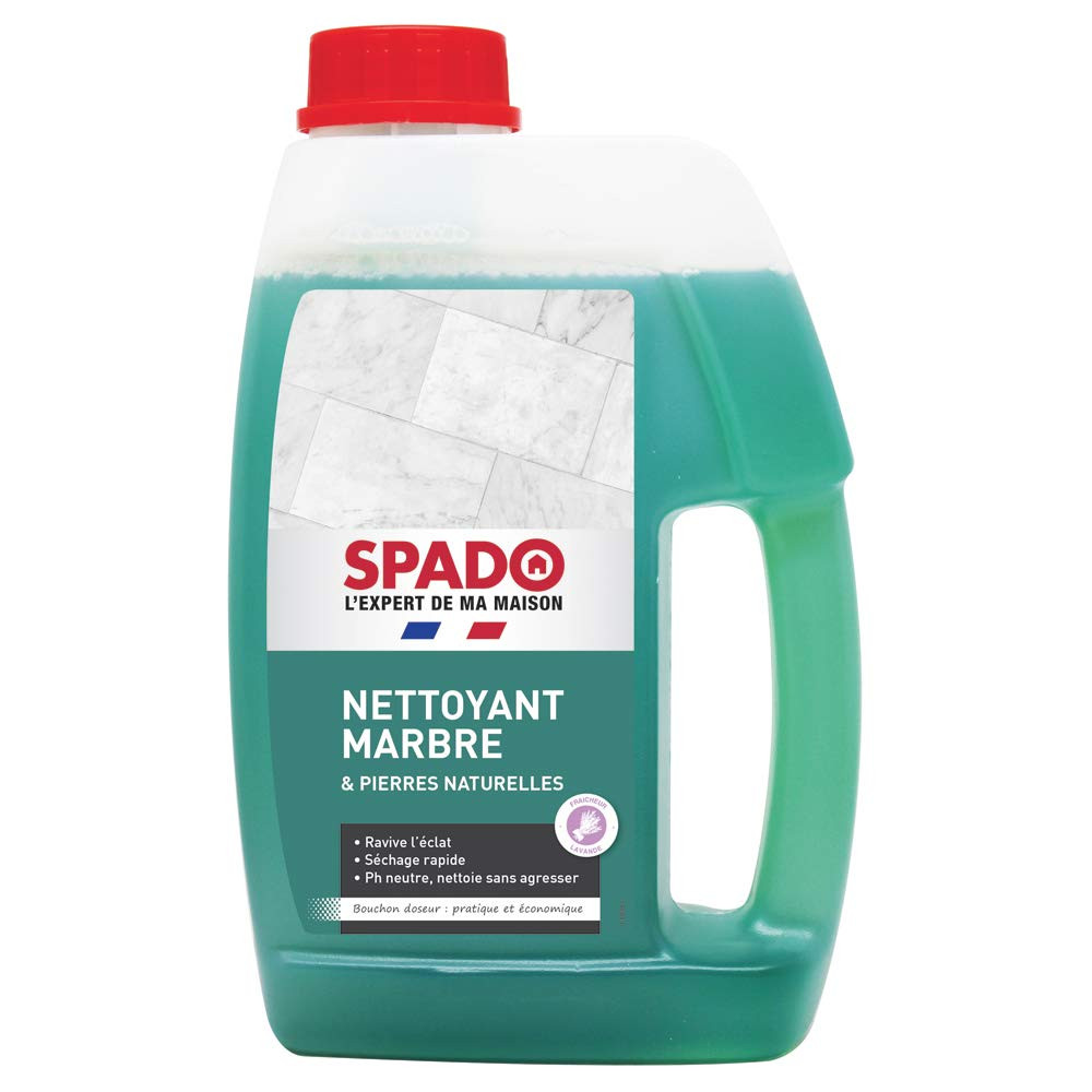 Spado - Detergente per pavimenti in marmo, finitura lucida, 1 l (c1y)