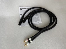 Monster cable M Series M1000 MKII Female XLR to RCA interconnect cable 1m