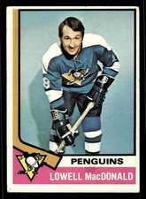 1974-75 Topps Lowell MacDonald #30 - Pittsburgh Penguins