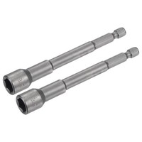 "2X 1/4\" Sechskantschaft 3/8\" SteckschlüSsel Bohrer 4\" LäNge Sae Nicht Magnetisch"