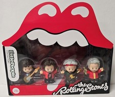 THE ROLLING STONES COLLECTOR FISHER PRICE LITTLE PEOPLE 4 FIGURE NRFB NEW
