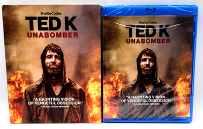 Ted K Blu-ray 2021 [Decal Releasing] Sharlto Copley Unabomber FACTORY SEALED NEW
