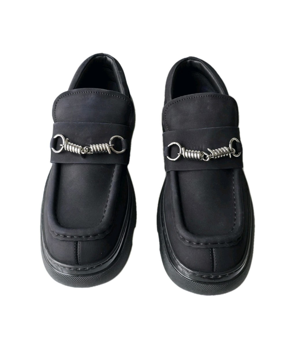 【関税込み】Burberry ブラック クリーパー Clamp ローファー Burberry Chunky Loafers Creeper Clamp Size 10-10.5 40.5