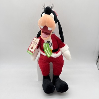 Hallmark Goofy Disney Totally Ticklish Plush Animated Santa NEW- No Sound