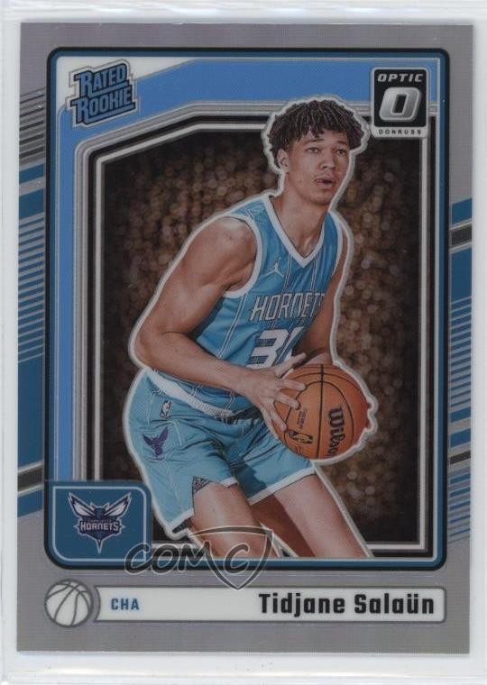 2024-25 Panini Donruss Optic Rated Rookie Holo Prizm Tidjane Salaun #286 09br
