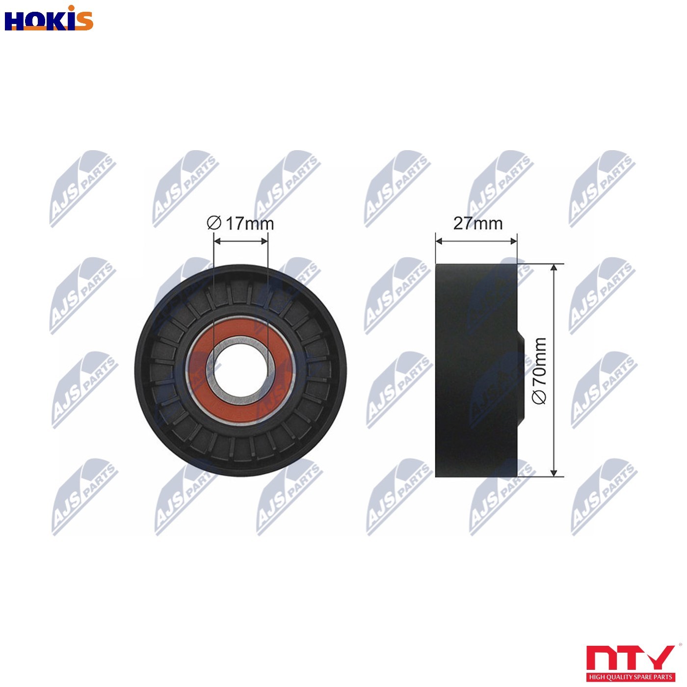 Nty Pulley Idler V-Belt For Toyota 05-13 Toyota Auris Hybrid 2012 - Image 9