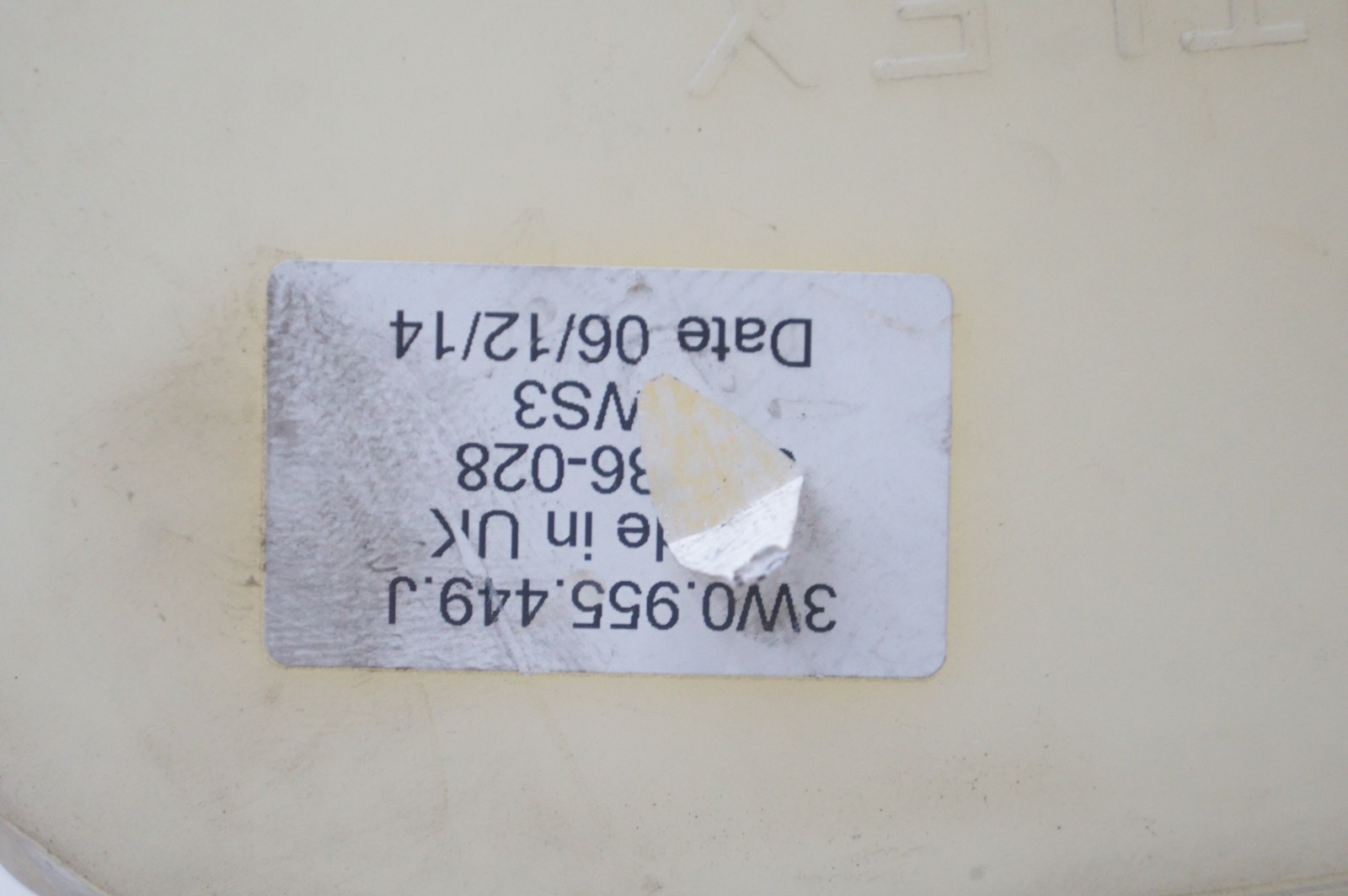 Windshield Washer Reservoir OEM 3W0955449J Bentley Continental Flying Spur 13-18