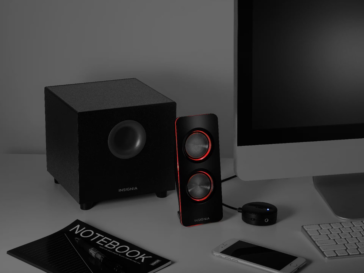 Subwoofer Rugged Speaker System Insignia Ns Psb4521 Bluetooth