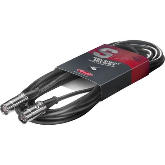 6m Stagg MIDI Cable - 5 Pin DIN (M) to 5 Pin DIN (M) - Image 2