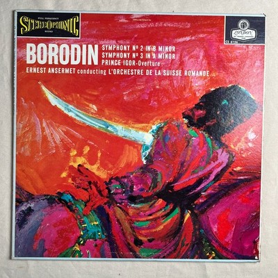 ANSERMET Borodin: Symphony 2 & 3/Prince Igor1959 Vinyl LP London CS 6126 - VG+