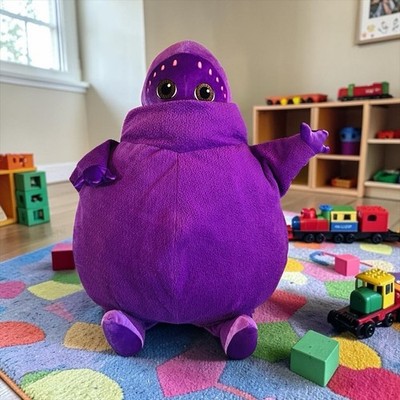 Boohbah Zumbah Jumbo Purple Plush 24  Stuffed Toy Hasbro - Rare!