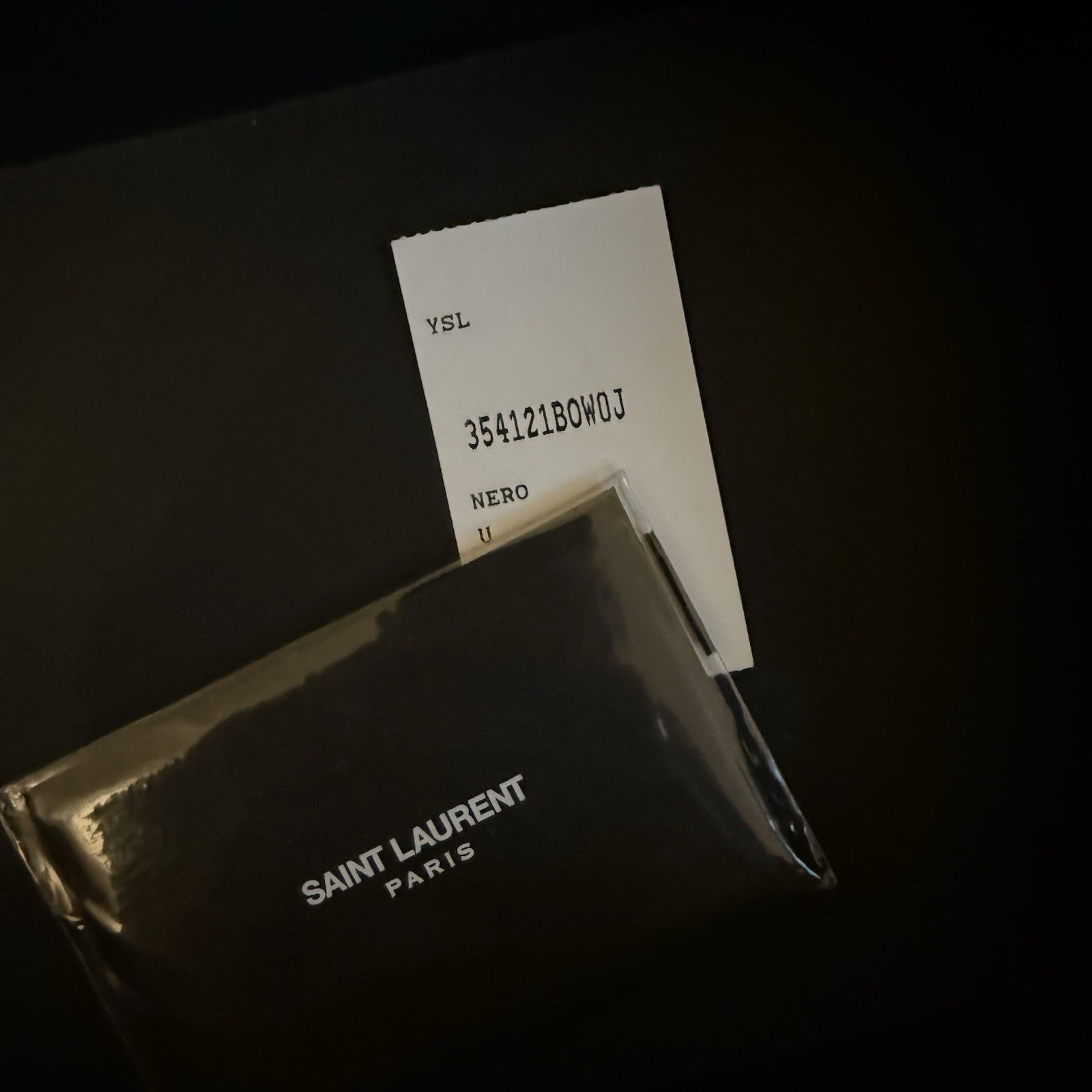 Borsa a tracolla Saint Laurent Monogram Kate piccola nera con ferramenta oro