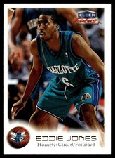 1999-00 Fleer Focus Eddie Jones Charlotte Hornets #76