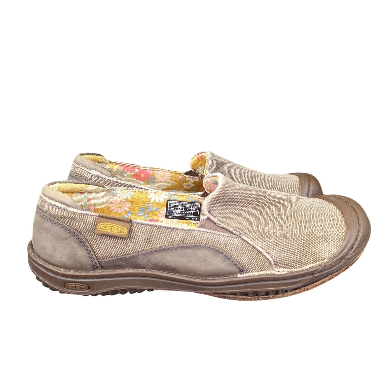 Mocassini estivi Keen Gol scarpe basse tela slip on comode donna 9 5 1005534