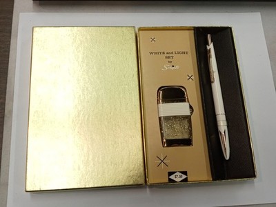 SCRIPTO  ''WRITE & LIGHT''  BOXED SET  ~ 60's ERA - Untested